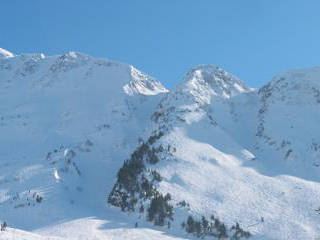 New Year's Chute, left, and Christmas Chute.