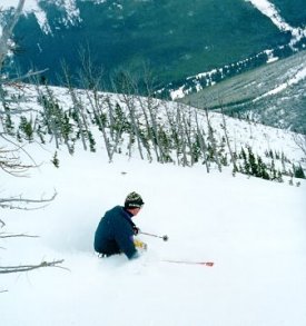 Castle's South Chutes (photo P. Waque)