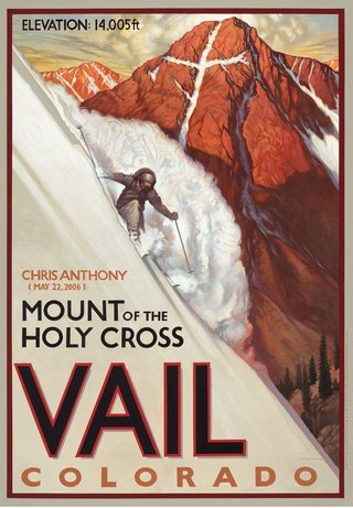 A vintage-style ski poster commemorating this descent is being sold by Christopher & Co., with galleries in Beaver Creek and Edwards, Colo., or by calling(970) 926-8191. 