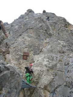 On the Via Ferrata above Briancon (photo: FTO/Tony Crocker)