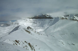 The summit panorama at Lake Louise