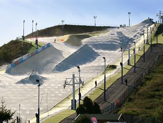 Liberty University in Lynchburg, Va. on Monday announced plans to construct a year-round Snowflex ski slope like the one pictured here. (photo: Liberty University)