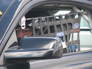 Steve Mahre sits at the starting line for the 2007 Grand-Am KONI Challenge race at Miller Motorsports Park in Tooele, Ut. on Friday. (photo: FTO/Marc Guido)