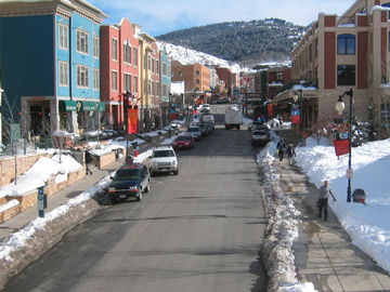 Park City's bustling Main Street.