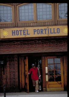 The Hotel Portillo sits steps from the slopes. (photo: Fred Foto)