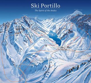 Click image to open a full-size Portillo trail map. (image: Ski Portillo)