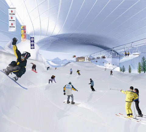 Ski Dubai is celebrating its first year of operation at the Mall of the Emirates. (photo: Ski Dubai)