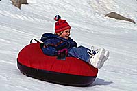 Snow tubing at Squaw (photo Niobe S. Burden / Squaw Valley USA)