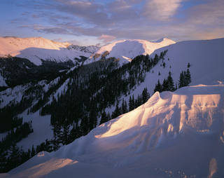 Looking along the Highline Ridge toward Kachina Peak. (photo: TSV)