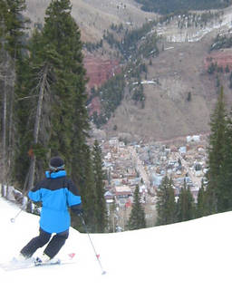 Terrain off Telluride's Chair 8 sports steep, tight lines.