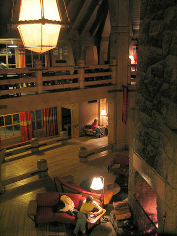 Timberline Lodge's warm and inviting interior. (photo: FTO/Marc Guido)