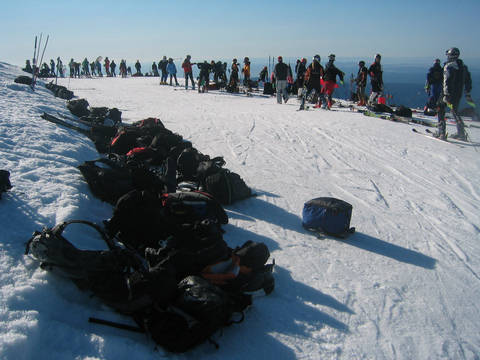 A tiny fraction of the ski race campers at Timberline on any given summer day. (photo: FTO/Marc Guido)