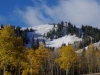 Fall meets winter on Saturday morning in Park City (photo: Park City Mountain Resort)