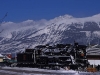 An historic locomotive on display in Jasper. (photo: FTO/Kevin Gawenus)