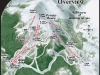 This overview map shows the layout of Lake Louise. (image: Lake Louise)