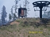 The top terminal of Pajarito's Townsight lift (#5) on June 29, 2011 (photo: Ski Pajarito)