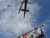 A helicopter carries ski lift components into place as Park City Mountain Resort upgrades its 3 Kings chairlift. (photo: PCMR)