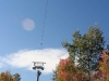 A helicopter carries ski lift components into place as Park City Mountain Resort upgrades its 3 Kings chairlift. (photo: PCMR)
