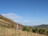 A helicopter carries ski lift components into place as Park City Mountain Resort upgrades its 3 Kings chairlift. (photo: PCMR)