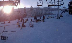 Sugarloaf's Spillway East chairlift derailed in December 2010