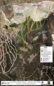 An earlier rendering of the proposed Breckenridge ski area expansion onto Peak 6.