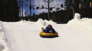 Summer snow tubing at Breckenridge Ski Resort in Colorado. (photo: Breckenridge Resort)