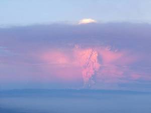 An aerial view of the ash cloud from the eruption of Chile's Puyehue-Cordón Caulle volcanic complex on Sunday, June 5, 2011. An aerial view of the ash cloud from the eruption of Chile's Puyehue-Cordón Caulle volcanic complex on Sunday, June 5, 2011.