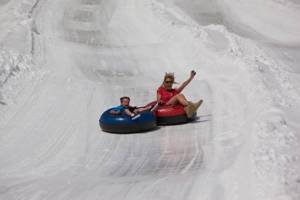 Summer snow tubing at Heavenly. (photo: Heavenly Mountain Resort)