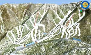 Phase 2 of Las Vegas Ski & Snowboard Resort's Master Development Plan (image: Ecosign)