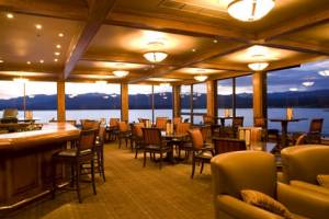The lounge at The Narrows at Shore Lodge in McCall, Idaho. (photo: Shore Lodge)