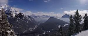Looking back toward the Mount Norquay base lodge and the town of Banff. (photo: FTO/Kevin Gawenus) Looking back toward the Mount Norquay base lodge and the town of Banff. (photo: FTO/Kevin Gawenus)