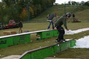 This weekend's 37th Annual Equipment Swap & Open House at Wild Mountain in Minnesota will feature a rail jam on Saturday. (photo: Wild Mountain)