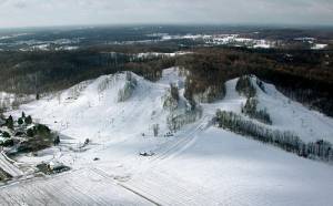 Timber Ridge ski area in Michigan. Timber Ridge ski area in Michigan.