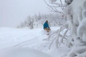 October powder riding today at Killington in Vermont. (photo: Killington Resort)