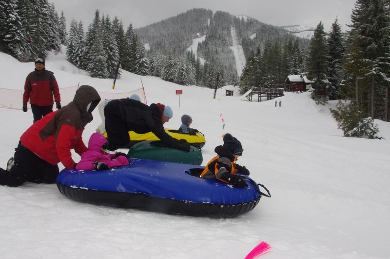 Ski bowl cosmic tubing