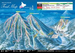Rusutsu trail map Rusutsu trail map