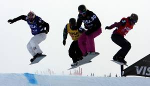 The USANA Snowboardcross Cup, a World Cup stop, returns to Telluride, Colo. this week. (photo: FIS/Oliver Kraus) The USANA Snowboardcross Cup, a World Cup stop, returns to Telluride, Colo. this week. (photo: FIS/Oliver Kraus)