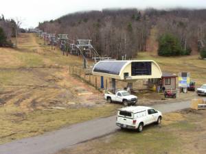 The new Monadnock Express Quad at Wachusett Mountain ski area in Massachusetts. (photo: Wachusett Mountain) The new Monadnock Express Quad at Wachusett Mountain ski area in Massachusetts. (photo: Wachusett Mountain)