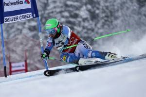 Ted Ligety, of Park City, Utah, attacks the 2011 Audi Birds of Prey Alpine World Cup giant slalom course on Sunday at Beaver Creek, Colo. (photo: Eric Schramm)