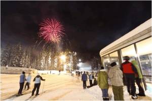 The 2010 New Year’s Eve fireworks at Mt. Hood Meadows. (photo: Randy Boverman)