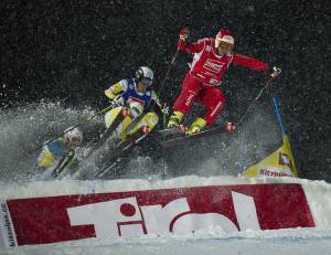 Chris Del Bosco races in St. Johann, Austria. (photo: ACA) Chris Del Bosco races in St. Johann, Austria. (photo: ACA)