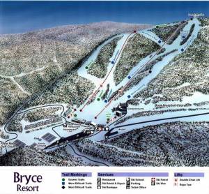 (trail map: Bryce Resort) (trail map: Bryce Resort)