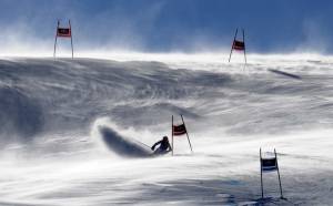 High winds sweep across the course of the first World Cup giant slalom race ever held in Andorra, on Sunday. (photo: Pentaphoto/Alpine Canada) High winds sweep across the course of the first World Cup giant slalom race ever held in Andorra, on Sunday. (photo: Pentaphoto/Alpine Canada)