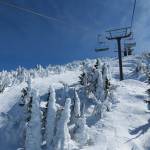Mt. Bachelor's Northwest Express chairlift will continue to spin into mid-May this season. (file photo: FTO/Marc Guido)