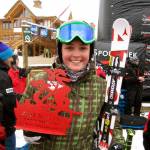 Canada's Marielle Thompson, of Whistler, B.C., after winning the 2011 Sport Chek Ski Cross Canadian Championships held last year at Lake Louise, Alberta. (photo: mariellethompson.com)
