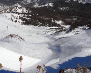 Mammoth Mountain on Monday. (photo: Mammoth Mountain)