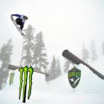 Fog enshrouded the Shred Show slopestyle course on Monday in Whistler. (photo: TTR)