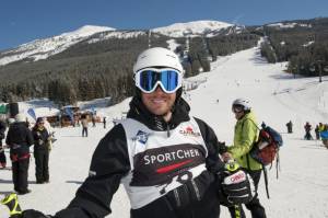 Brian Bennett at the 2011 Canadian Ski Cross Championships in Lake Louise, Alberta, Canada. (photo: John Evely / Canada Ski Cross)