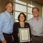 Win Smith, President of Sugarbush Resort; Deb Markowitz, Vermont's Secretary of the Agency of Natural Resources; and Jeff Nelson of Vanasse Hangen Brustlin, Inc. on Tuesday in Burlington (photo: Sugarbush Resort) Win Smith, President of Sugarbush Resort; Deb Markowitz, Vermont's Secretary of the Agency of Natural Resources; and Jeff Nelson of Vanasse Hangen Brustlin, Inc. on Tuesday in Burlington (photo: Sugarbush Resort)