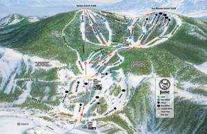 June Mountain trail map (image: Mammoth Mountain Ski Area)